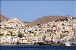 The capital, Ermoupoli. Syros, Cyclades, Greece. September 2008.